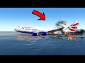 🔴LIVE Airbus A340 Crash Landings | X-PLANE 11