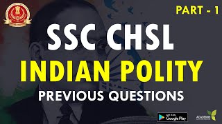 SSC CHSL 2021 Previous Questions - Indian Polity