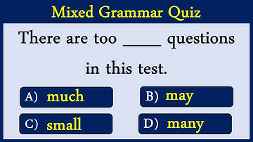 Mixed English Grammar Quiz: CAN YOU SCORE 10/10?