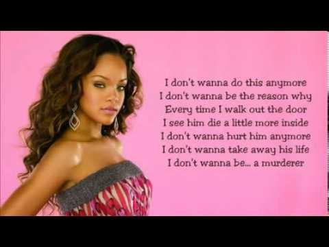 RihannaUnfaithful with Lyrics)