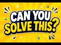 This simple riddle is confusing thousands of viewers! Can you solve it before checking the comments?