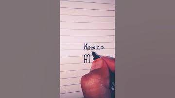 Logo Name Hamza.🖊️✍️