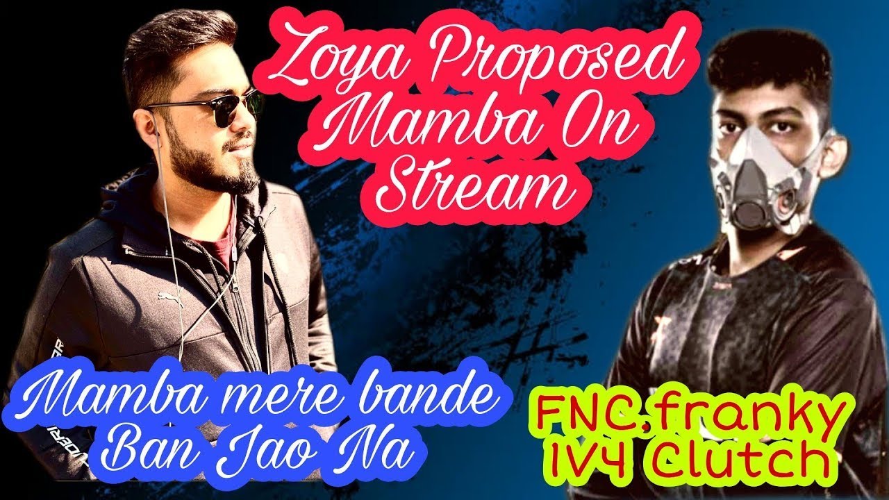 Random Girl Zoya Proposed ❤️ Mamba On Stream | FNC franky 1V4 Clutch | iFT TV | Love in Air 🥰😘