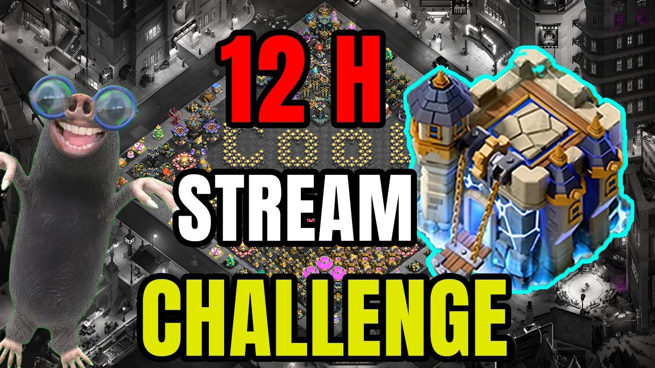 12 Hours Challenge Clash Of Clans Base Visit 