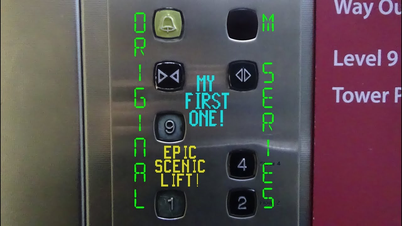 MY FIRST TRACTION KONE M-SERIES! EPIC Glass Elevator at the Segedunum in Wallsend