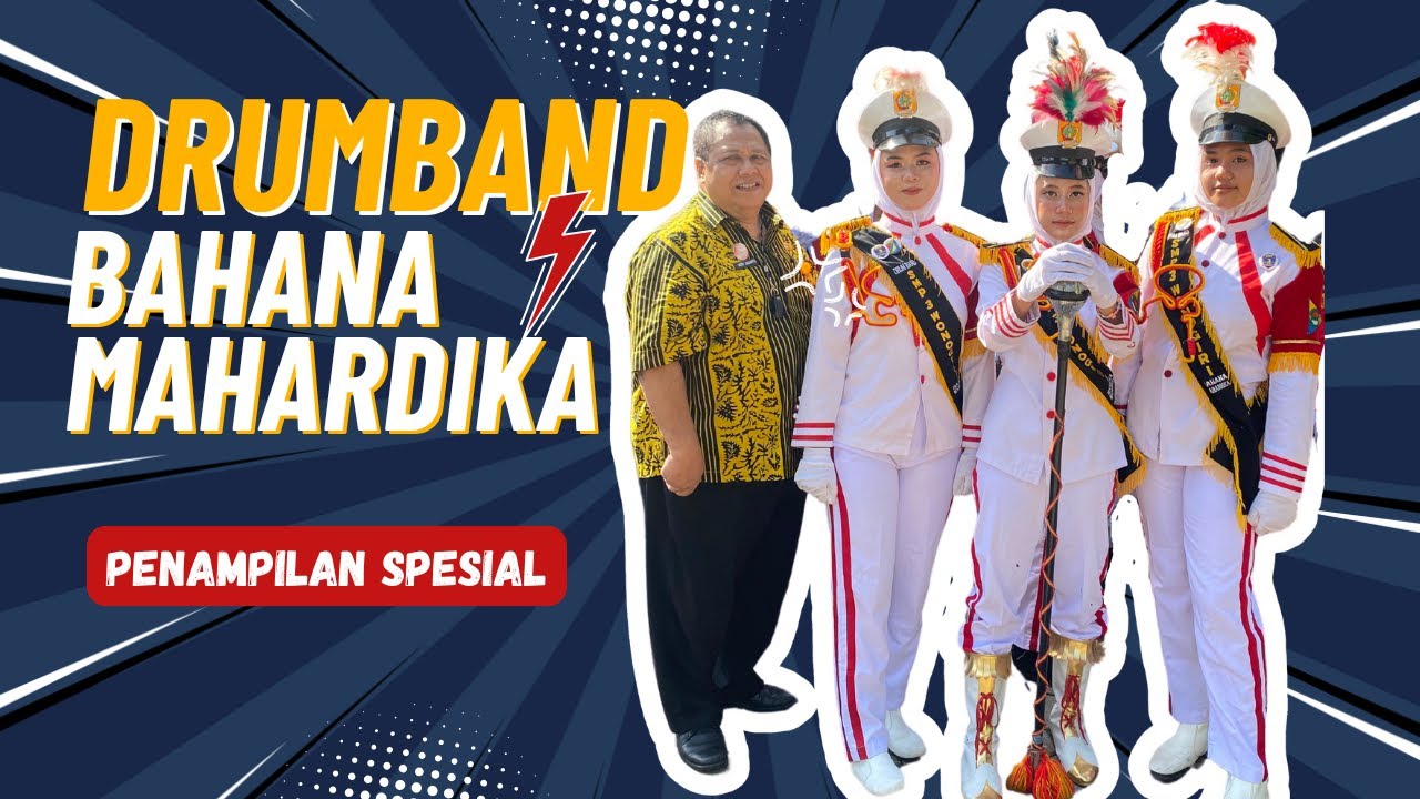 Penampilan Spesial Drumband Bahana Mahardika pada Penerimaan Rapor Semester Gasal Tahun 2024/2025