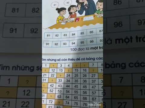Toán Lớp 1 - Các số đến 100 (phần 1)