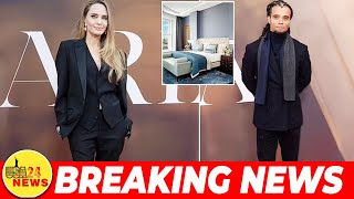 Angelina Jolie, 49, and rumored boyfriend Akala, 40, spend two nights together in her London hotel