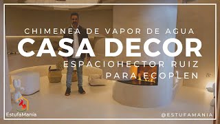 Casa Decor 2023 Chimenea de vapor Hector Ruiz y Ecoplen