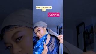 Head wrap tips with a silk scarf/head wrap tutorials #shortsfeed #viralshorts @CalistaStarBeauty