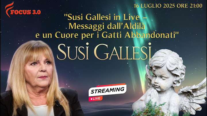 "Susi Gallesi in Live – Messaggi dall’Aldilà e un Cuore per i Gatti Abbandonati"