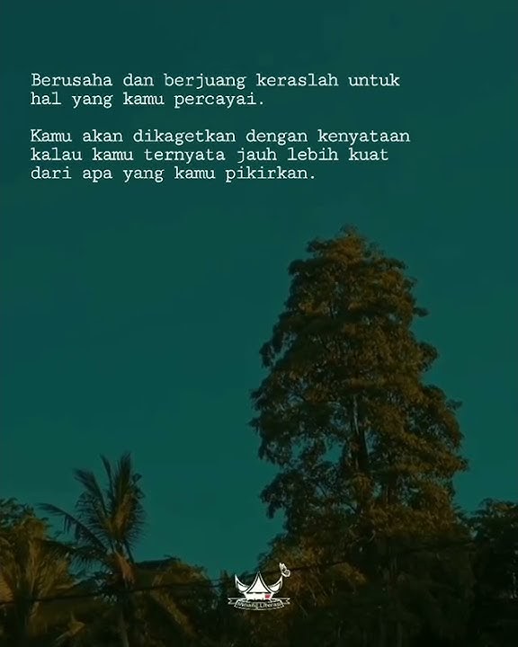 STORY WA HARI SENIN || MOTIVASI DIRI