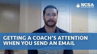 What to Say When Emailing a College Coach to Get Their Attention