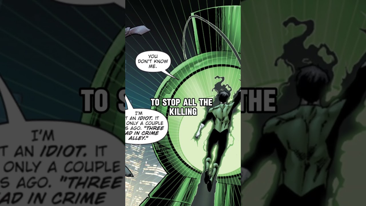 Batman Becomes An Evil Green Lantern