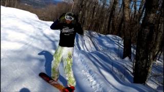 Snowboarding Sunapee March 2013