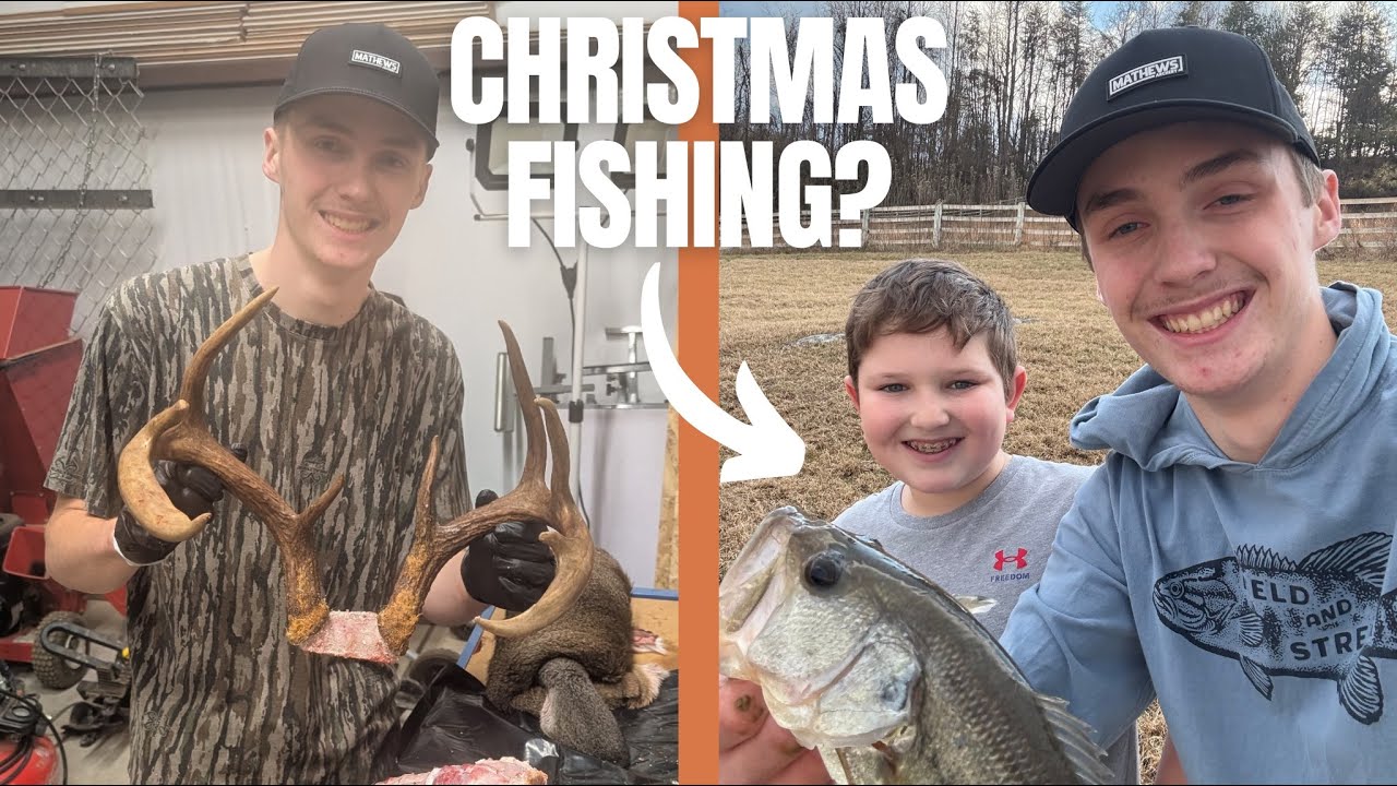 Christmas Bass Fishing and Taxidermy Shenanigans!