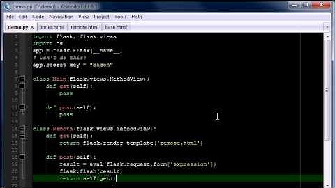 Python/Flask Tutorial part 3 - Login