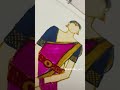 Traditional look🌺 #art #artist #youtubeshorts #shorts