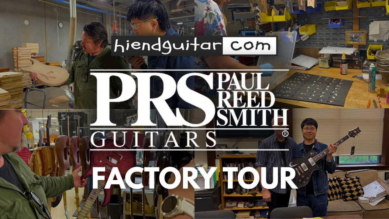 PRS Guitars Factory Tour 2025 Hiendguitar