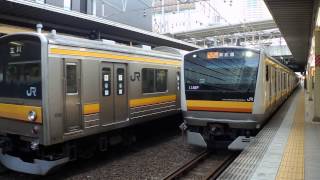 【南武線】E233系N1編成と205系8編成 武蔵小杉駅