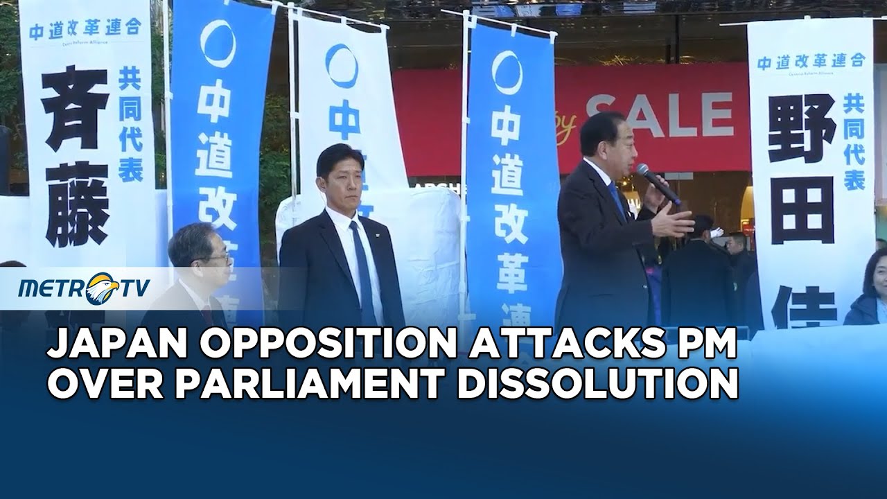 Japan Opposition Slams PM Decision To Dissolve Parliament