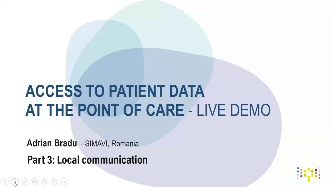 Access to patient data at the point of care: Local communication - Adrian Bradu