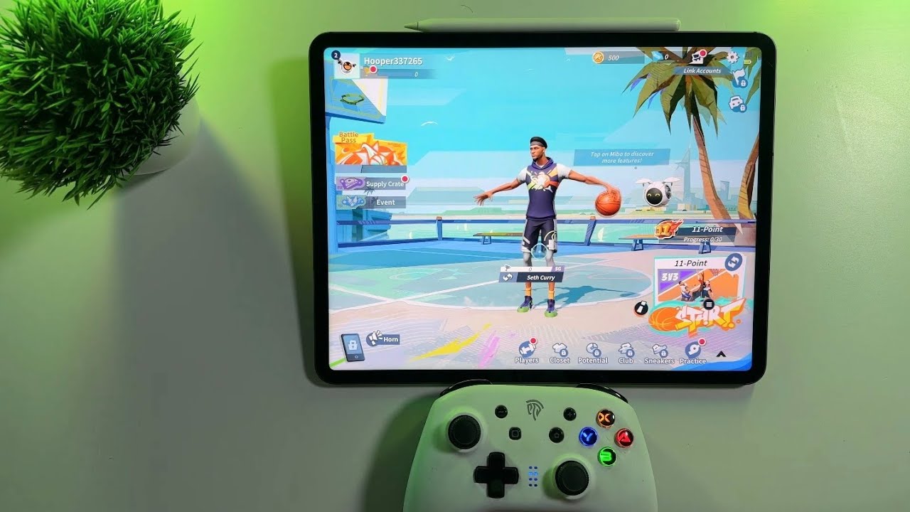 How to play Dunk City Dynasty mobile with a controller (Xbox controller, PS5 controller, etc.)