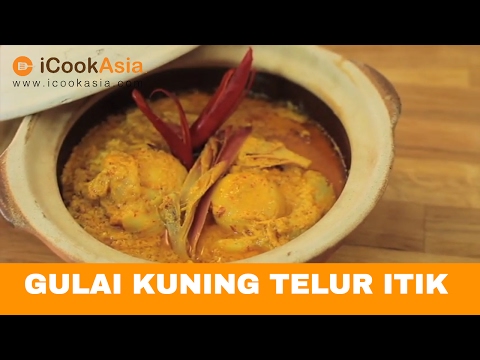 Cara Masak Resepi Gulai Kuning Telur Ayam - Hidangan Melayu