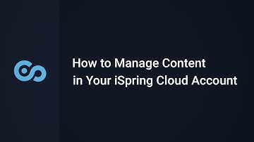 How to Manage Content in Your iSpring Cloud Account