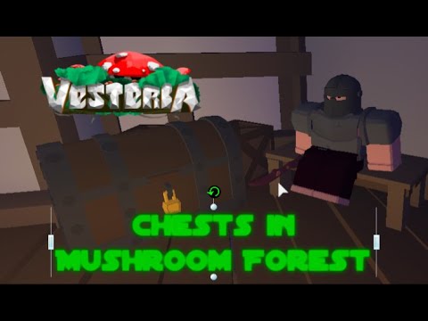 Vesteria All Known Chest Locations In Mushroom Forest Youtube