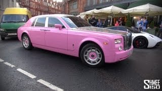 Hilariously Pink Rolls-Royce Phantom - Owned by Dubai Princess