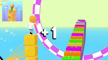 Cube Surfer Gameplay - New Skin | All Levels |  Gameplay Walkthrough (Android,ios) | part 01