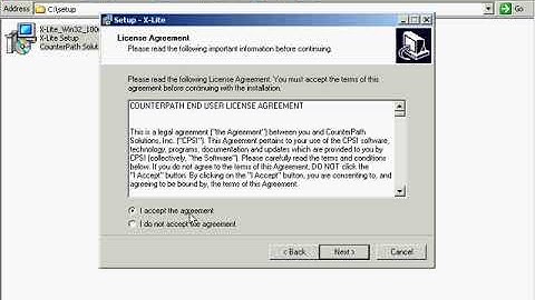 VoIP Video 2006: Instalasi x-lite softphone