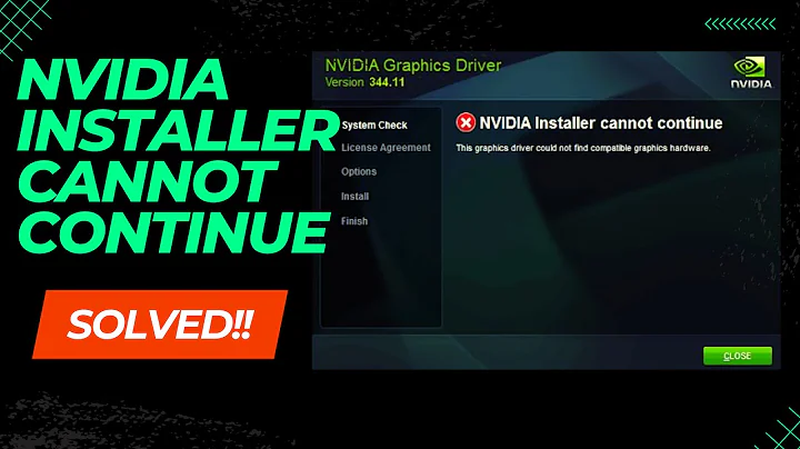Nvidia driver installer failed -(cannot find compatible hardware )-working 2020