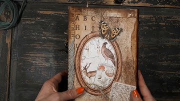 Flip Trough of the finished Give Away Junk Journal