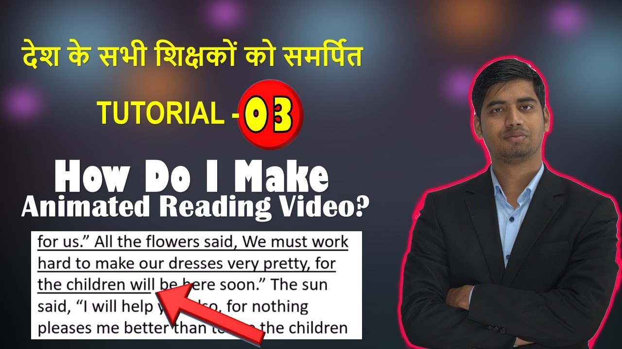 How do I make animated Underline Reading Video | Tutorial 3 | Online ...
