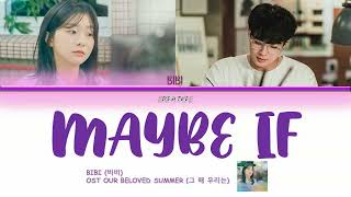 -BIBI (비비) - Maybe If (우리가 헤어져야 했던 이유) Lyrics Video -- OST Our Beloved Summer (그 해 우리는)