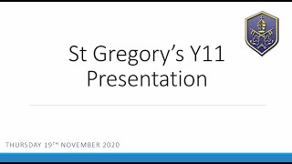 St Gregory’s Year 11 Leavers Presentation 2020