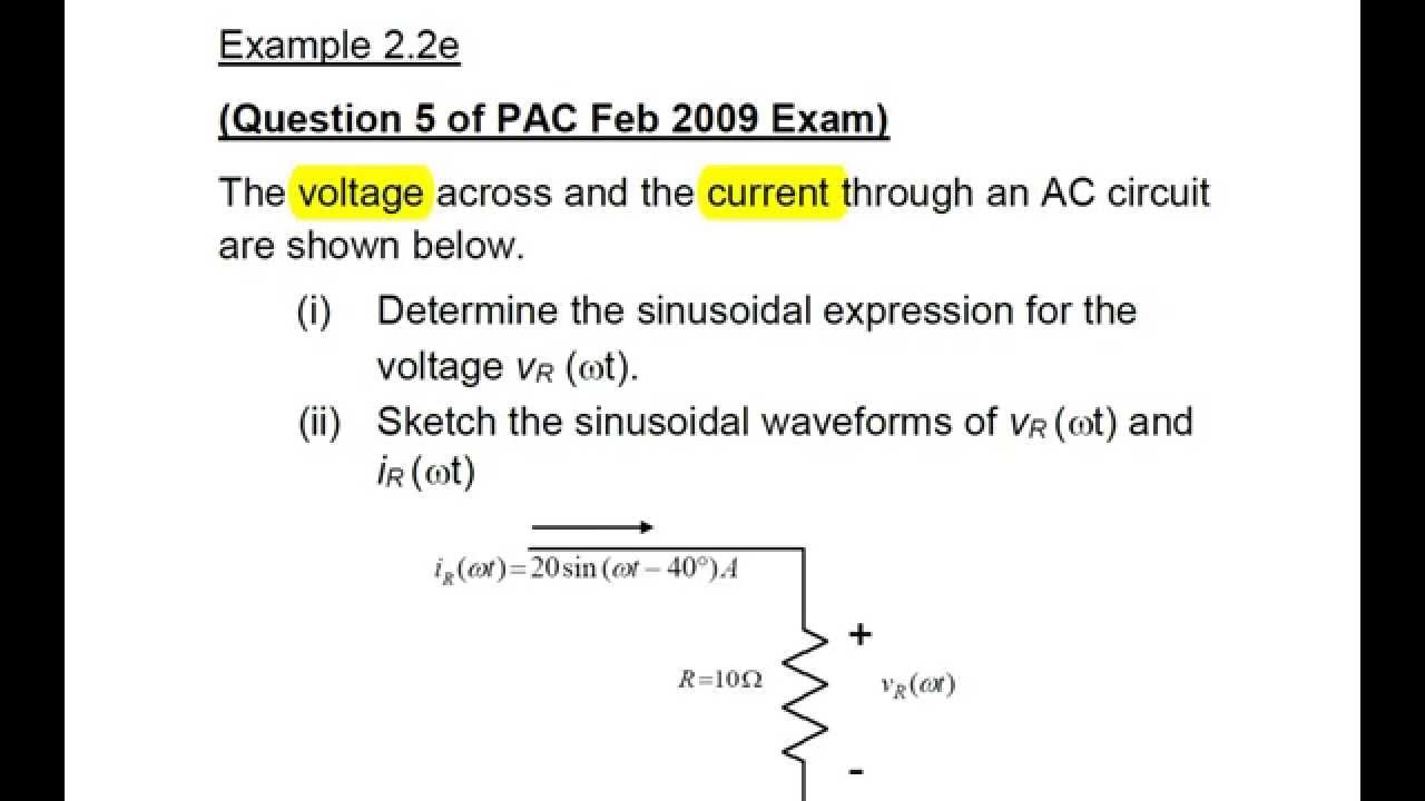 4AC Example 2 2e - YouTube