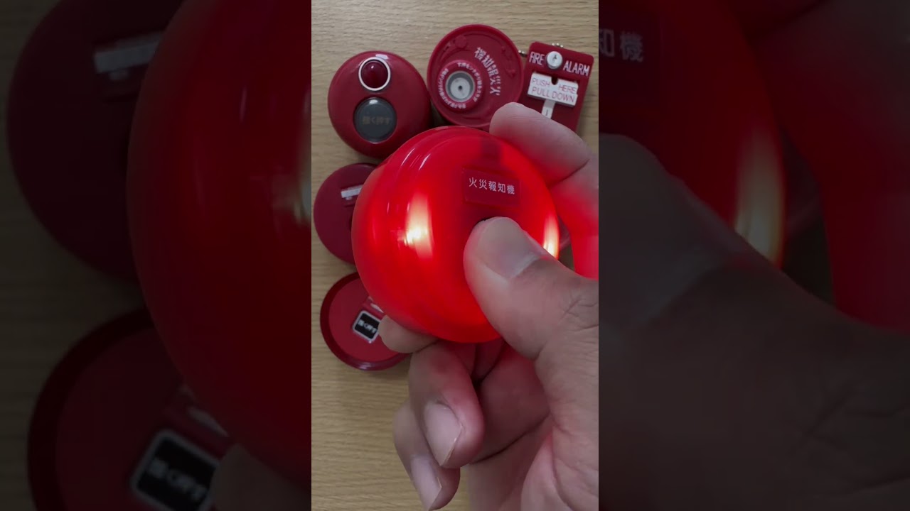 【ガチャガチャ】光る音が鳴る火災報知器#shorts