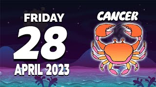 THE SECRET'S OUT!🔒 DETAILS REVEALED!💥 ❤️ CANCER ♋❤ HOROSCOPE FOR TODAY April 28, 2023