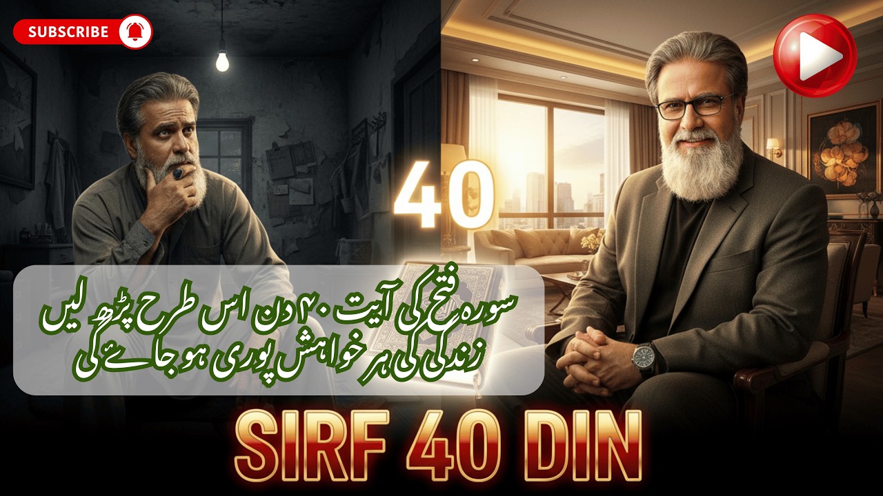 Sura Fatah Ki Ayat 40 Din Is Tarah Parh Len Jis Cheez Ki Bhi Khwahish Karo Gay Mil Jaye Gi