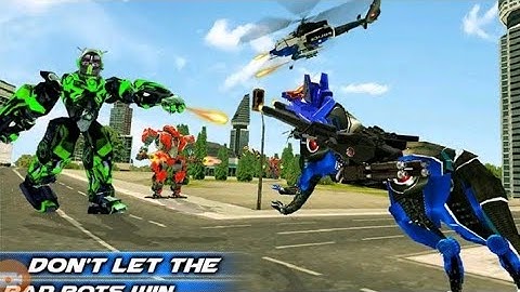 Police Wolf Robot Transform Game-Android Gameplay