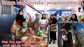 Download Lagu WAKTUNYA BELANJA NGISI KULKAS‼️persiapan masak geden||pertama kali ajak mak Sun ke Cafe bikin ngakak MP3
