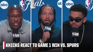 Knicks react to first NBA Finals win in 27 YEARS after Game 1 victory vs. the Spurs 🙌 | NBA on ESPN