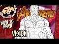 How to Draw VISION (Avengers: Infinity War) | Narrated Easy Step-by-Step Tutorial