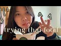 //pad thai mukbang time!
