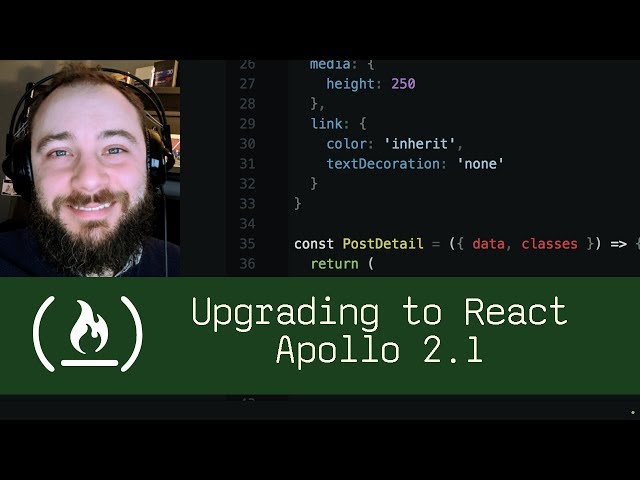 Upgrading to React Apollo 2.1 (P5D50) - Live Coding with Jesse