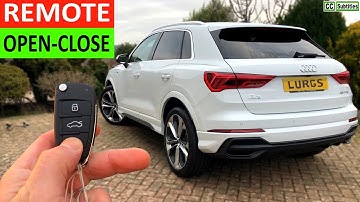 How to remote open Windows on Audi Q3 & How to remote close Windows on Audi Q3