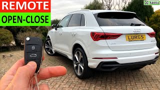 How to remote open Windows on Audi Q3 & How to remote close Windows on Audi Q3